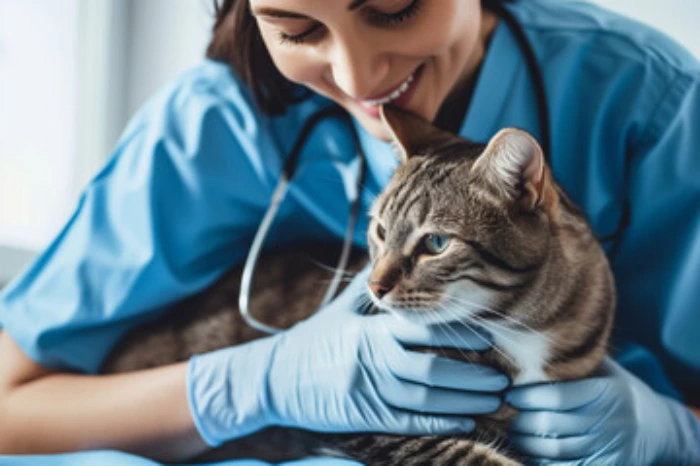 Veterinário para gato